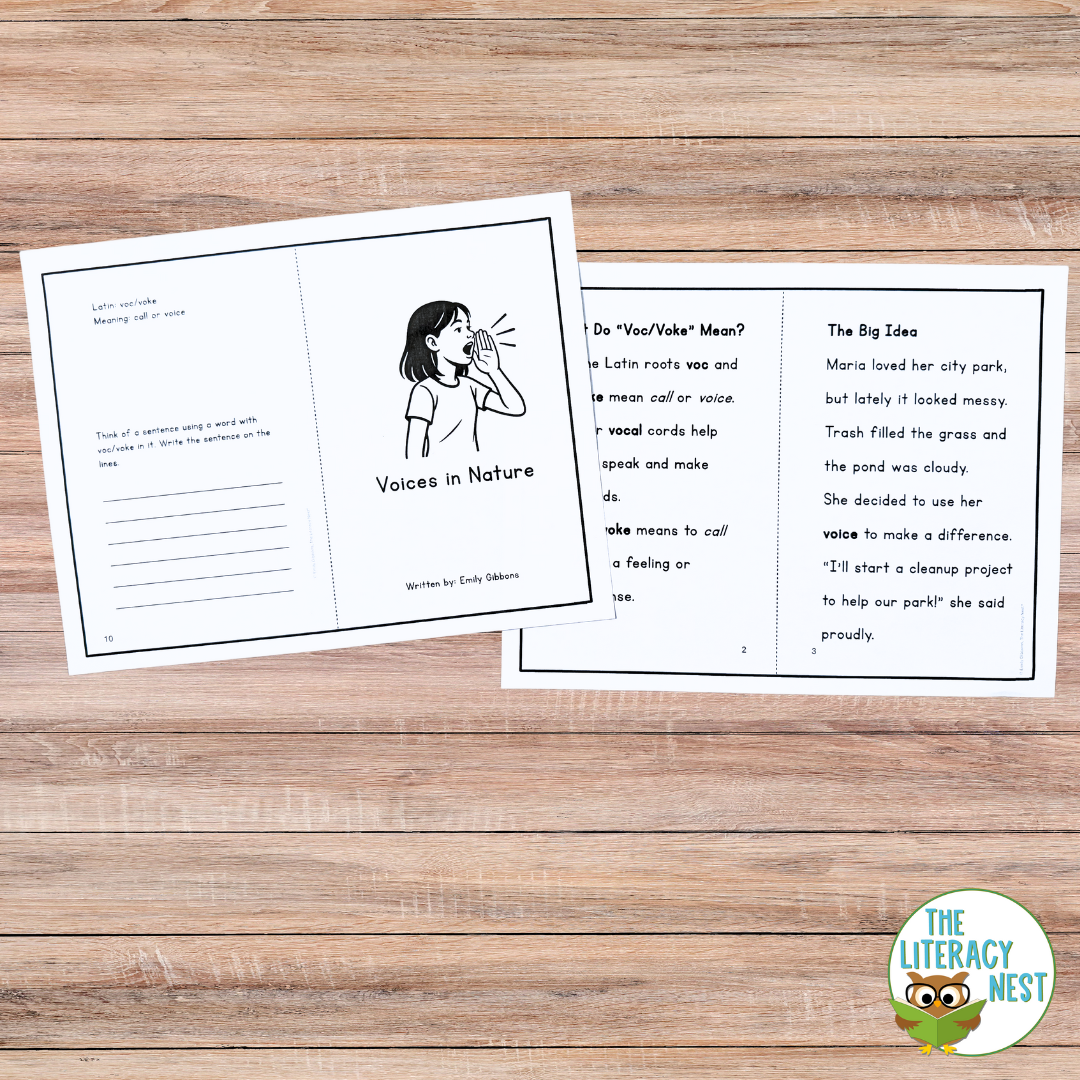 Morphology Reading Comprehension for Latin Roots & Vocabulary Practice FREEBIE - Image 2