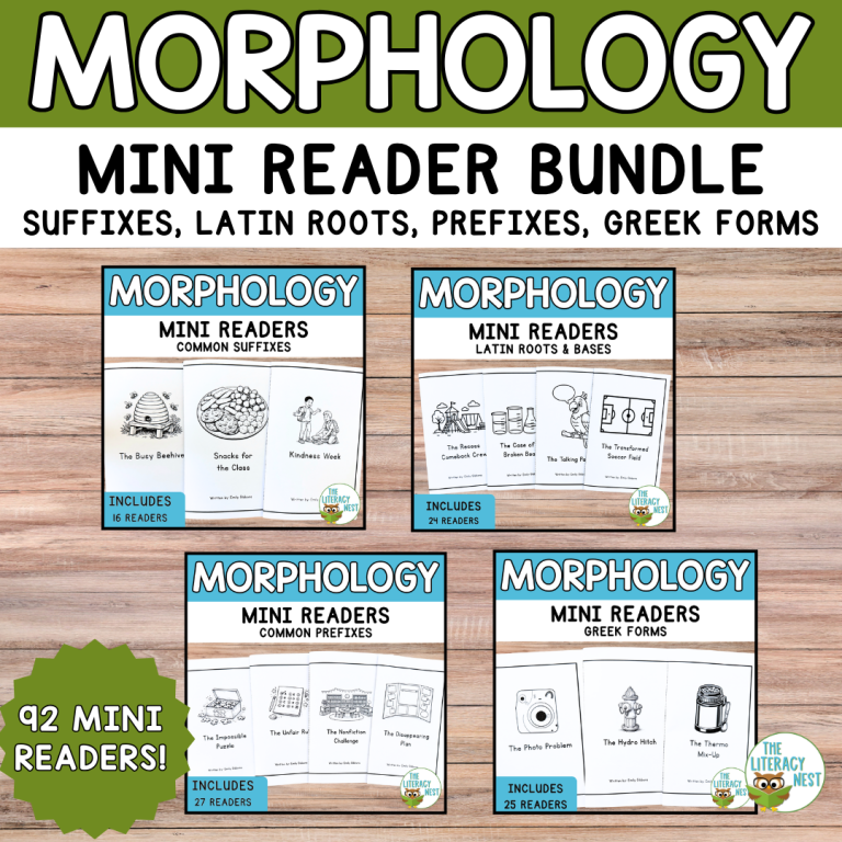 Morphology Readers for Suffixes, Prefixes, Latin Bases and Greek Forms BUNDLE