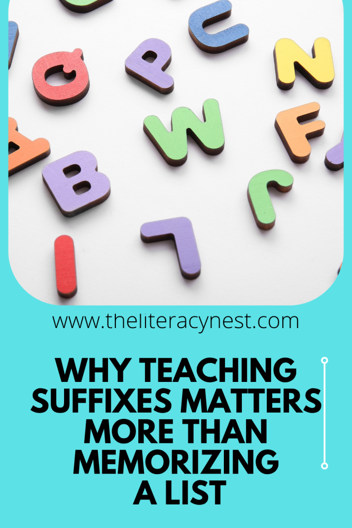 teaching suffixes