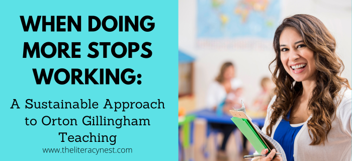 Orton Gillingham Teaching